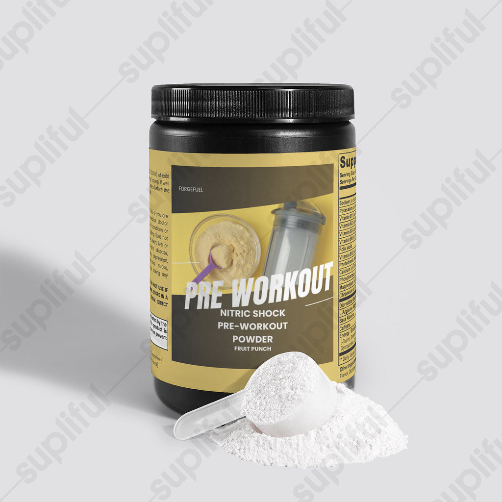 Nitric Shock Pre-Workout Powder (Fruit Punch)